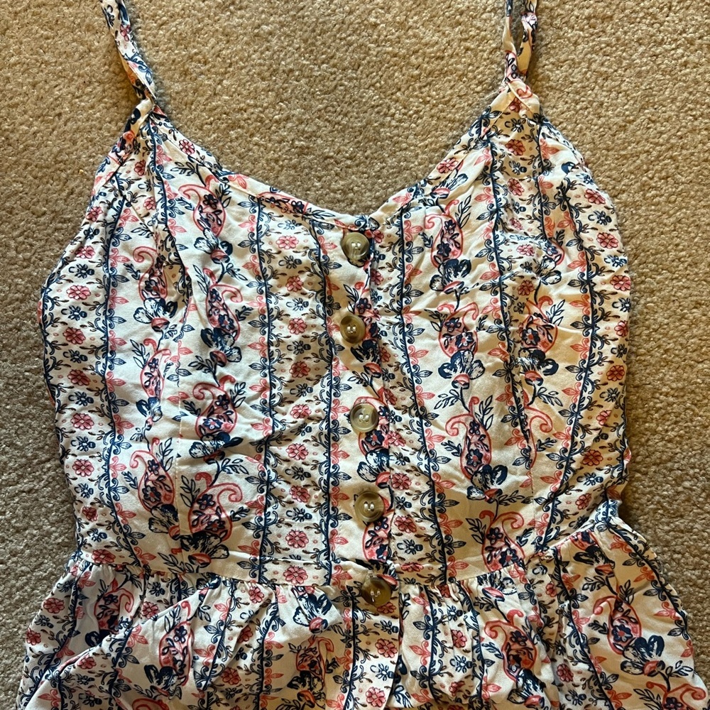 Floral Button-Down Women’s Top